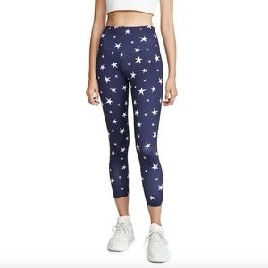 Onzie High Waist Navy Stars Midi Leggings